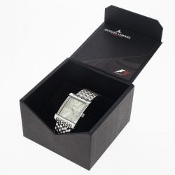 Pre Owned Jacques Lemans Iassic Serie 1935 1-1297 Stainless Steel Mens Wristwatch 43 MM