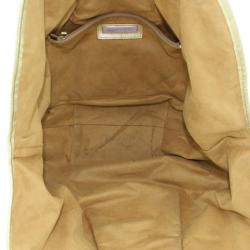 مملوكة مسبقًا Jimmy Choo Gold Metallic Perforated Leather Star Tote