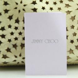 مملوكة مسبقًا Jimmy Choo Gold Metallic Perforated Leather Star Tote