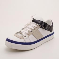 Jimmy Choo White Motcombe Sneakers Size 44.5