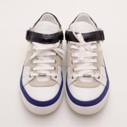 Jimmy Choo White Motcombe Sneakers Size 44.5