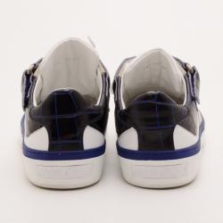 Jimmy Choo White Motcombe Sneakers Size 44.5