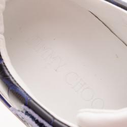 Jimmy Choo White Motcombe Sneakers Size 44.5