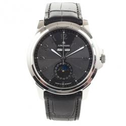 Junghans Black Stainless Steel Ambassador Men's Wristwatch 42MM