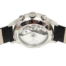 Junghans Black Stainless Steel Arthur Attaché Chronograph Men's Wristwatch 40MM