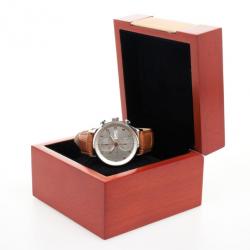 Junghans Arthur Attaché SS Leather Chronograph Mens Wristwatch 40 MM
