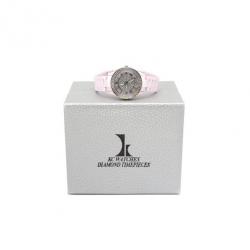 Pre Owned KC Diamond Ceramic SS Pink Ladies Wristwatch