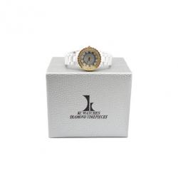 Pre Owned KC Diamond Gold Ceramic Ladies Wristwatch