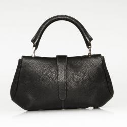 Loewe Black Leather Shoulder Bag