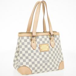 Pre Owned  Louis Vuitton Damier Azur Hampstead MM