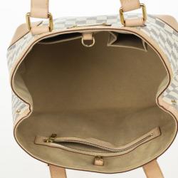 Pre Owned  Louis Vuitton Damier Azur Hampstead MM