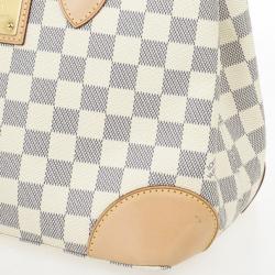 Pre Owned  Louis Vuitton Damier Azur Hampstead MM