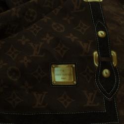 Pre Owned وشاح لوي فيتون حرير مونوجرام بني 