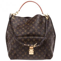 Pre Owned Louis Vuitton Monogram Canvas Métis Tote