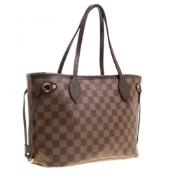 Louis Vuitton Damier Ebene Canvas Neverfull PM Bag
