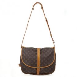 Louis Vuitton Saumur Messenger Monogram Legacy PM Brown in Coated