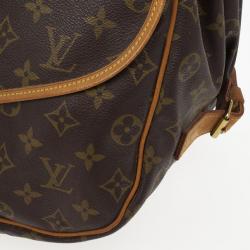 Pre Owned Louis Vuitton Monogram Saumur 35 Messenger