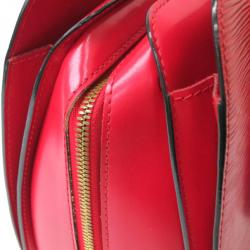 Pre Owned Louis Vuitton Castillian Red Epi Pont Neuf