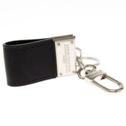 مملوكة مسبقًا Louis Vuitton Black Leather Keyring