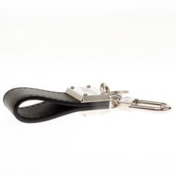 مملوكة مسبقًا Louis Vuitton Black Leather Keyring