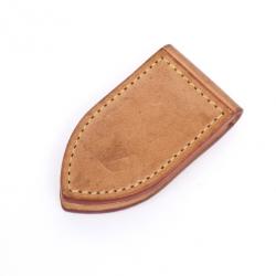 Pre Owned Louis Vuitton Beige Leather Bill Clip