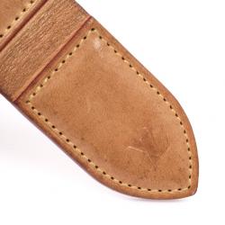 Pre Owned Louis Vuitton Beige Leather Bill Clip