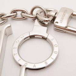 مملوكة مسبقًا Louis Vuitton Silver Porte Cles LV Keychain