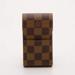 Pre Owned Louis Vuitton Daimer Ebene Cell Phone/Cigarette Case