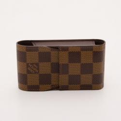 Pre Owned Louis Vuitton Daimer Ebene Cell Phone/Cigarette Case