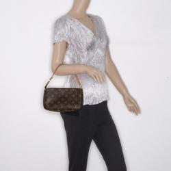 Pre Owned Louis Vuitton Monogram Pochette Accessories Shoulder Bag 