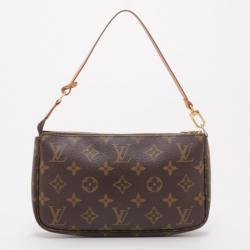 Pre Owned Louis Vuitton Monogram Pochette Accessories Shoulder Bag 