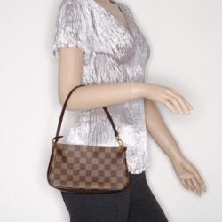 Pre Owned Louis Vuitton Damier Ebene Canvas Pochette Accessoires Shoulder Bag
