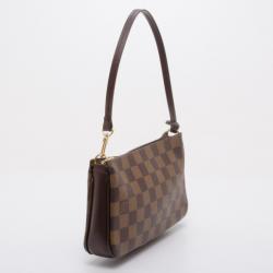 Pre Owned Louis Vuitton Damier Ebene Canvas Pochette Accessoires Shoulder Bag