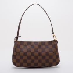 Pre Owned Louis Vuitton Damier Ebene Canvas Pochette Accessoires Shoulder Bag