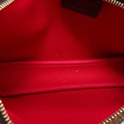 Pre Owned Louis Vuitton Damier Ebene Canvas Pochette Accessoires Shoulder Bag