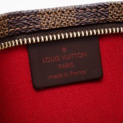 Pre Owned Louis Vuitton Damier Ebene Canvas Pochette Accessoires Shoulder Bag