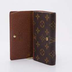 Pre Owned Louis Vuitton Monogram Tresor Wallet 