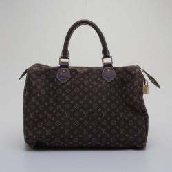 Louis Vuitton Mini Lin Fusain Idylle Speedy 30 Louis Vuitton