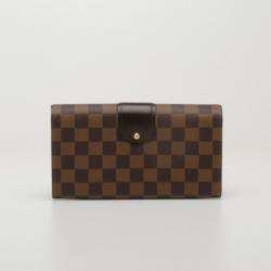 مملوكة مسبقًا Louis Vuitton Damier Ebene Sistina Wallet 