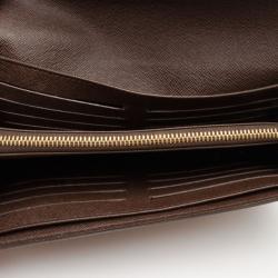 مملوكة مسبقًا Louis Vuitton Damier Ebene Sistina Wallet 