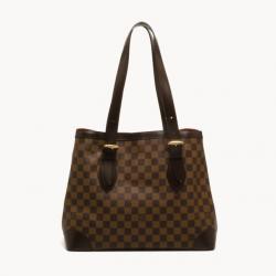Pre Owned Louis Vuitton Hampstead MM Damier Ebene Tote
