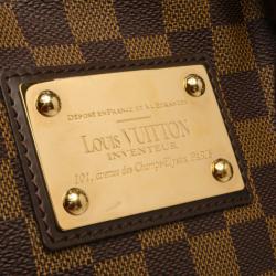Pre Owned Louis Vuitton Hampstead MM Damier Ebene Tote