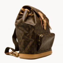 Pre Owned Louis Vuitton Monogram Montsouris GM Backpack