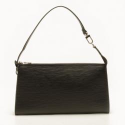 Pre Owned Louis Vuitton Pochette Accessoire Epi Black