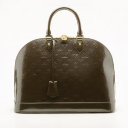 Auth Louis Vuitton Monogram Vernis Alma MM M93683 Women's Handbag