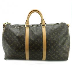 Pre Owned Louis Vuitton Keepall 50 Monogram with Shoulder Strap