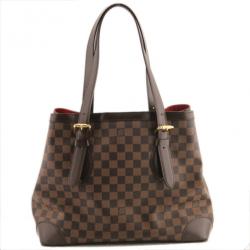 Pre Owned Louis Vuitton Hampstead MM Damier Ebene Tote