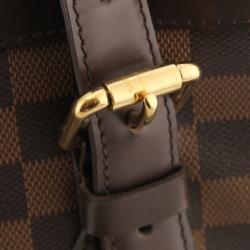 Pre Owned Louis Vuitton Hampstead MM Damier Ebene Tote