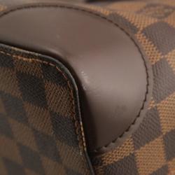 Pre Owned Louis Vuitton Hampstead MM Damier Ebene Tote