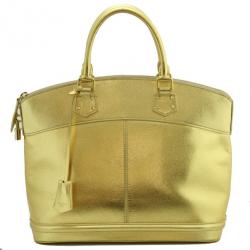 Louis Vuitton Cream Suhali Leather Lockit GM Bag at 1stDibs